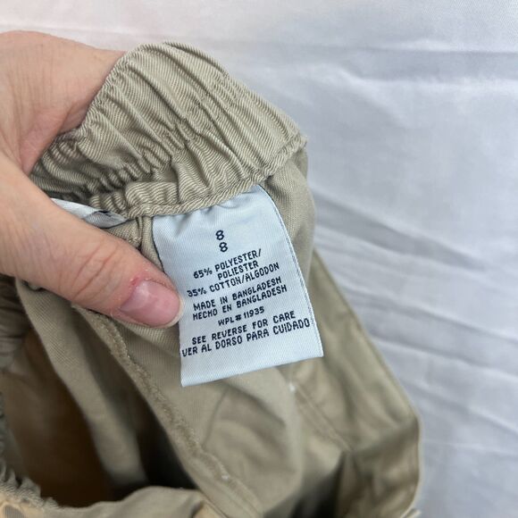 Cabin Creek Aline Button Front Maxi Khaki Skirt Earthy Effortless Neutral Size 8 - Picture 10 of 12